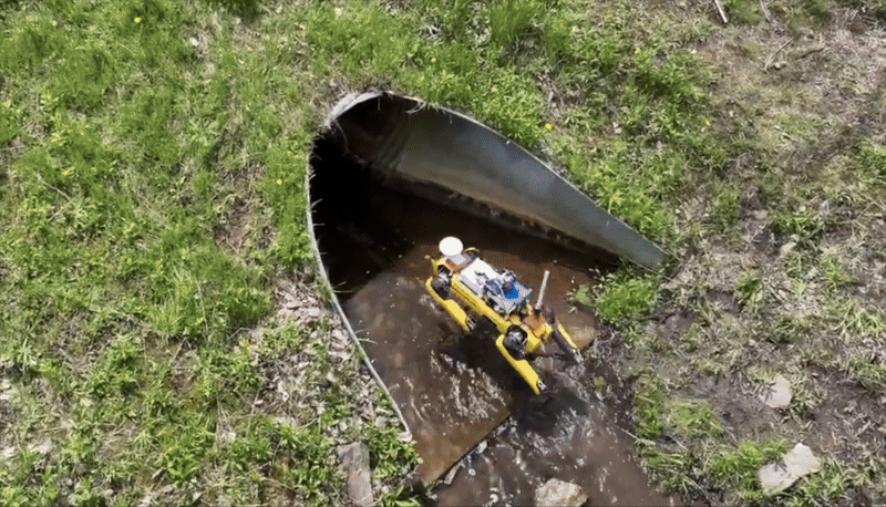 Autonomous culvert inspection using Boston Dynamics Spot