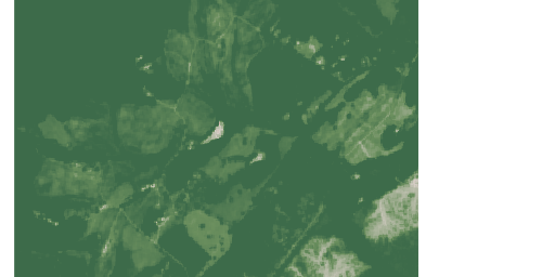 NDVI vegetation index example
